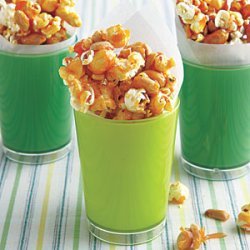 Caramel Popcorn and Peanuts recipe