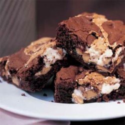Ooey-Gooey Peanut Butter-Chocolate Brownies recipe