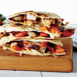 Grilled Chicken and Vegetable Quesadillas recipe