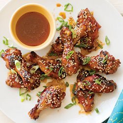 Honey-Sesame Grilled Chicken Wings recipe