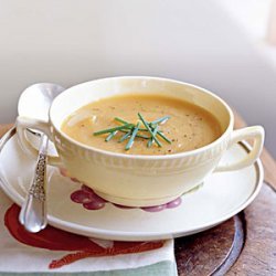 Roasted Butternut Squash and Shallot Soup recipe