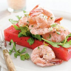 Shrimp Salad over Zesty Watermelon recipe