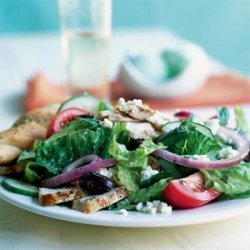 Greek Salad with Grilled Chicken recipe