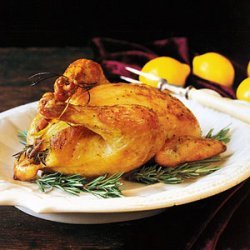 Roast Chicken with Rosemary and Lemon recipe