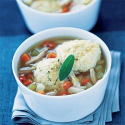 Chicken and Potato Soup with Dumplings recipe