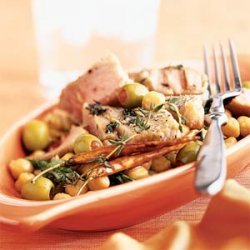 Tuna Confit with Warm Bean Salad recipe