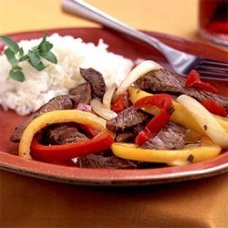 Fiesta Pepper Steak recipe