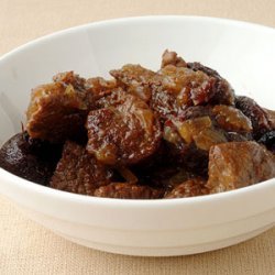 Beef Tagine with Dried Plums and Toasted Almonds recipe