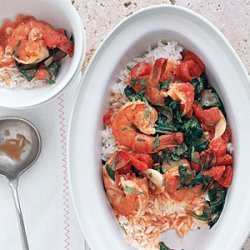 Shrimp Scampi with Spinach recipe