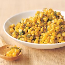 Corn with Mustard Seeds recipe