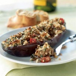 Greek-Style Stuffed Eggplant recipe