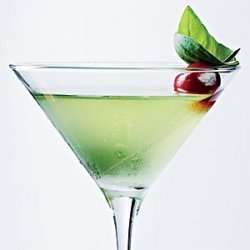 Sweet Basil Martini with Blue Cheese Tomatoes recipe