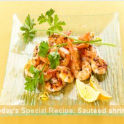 Sauteed shrimp recipe
