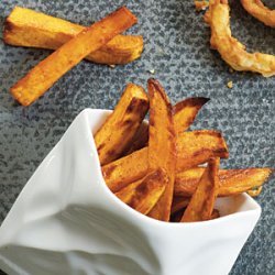 Spicy Roasted Sweet Potato Fries recipe
