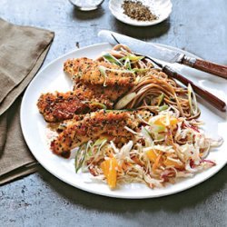 Sesame Chicken With Asian Slaw recipe
