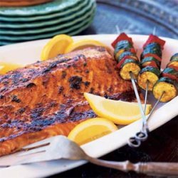 Grilled Salmon with Charmoula recipe