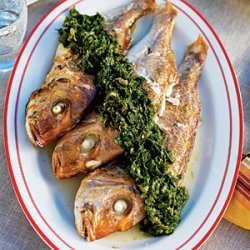 Whole Baby Snapper and Green Sauce recipe