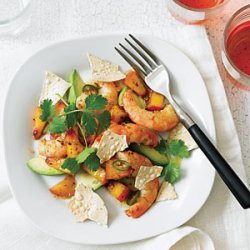 Curried Peach and Shrimp Salad recipe