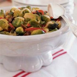 Roasted Brussels Sprouts with Chestnuts recipe