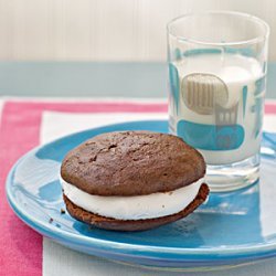 Chocolate Sandwich Cookies with Marshmallow Cream Filling recipe