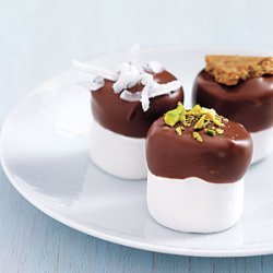 Chocolate-Dipped Marshmallows recipe