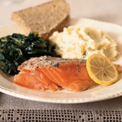 Roasted Wild Salmon and Dill recipe