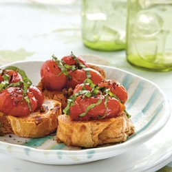Bruschetta with Warm Tomatoes recipe