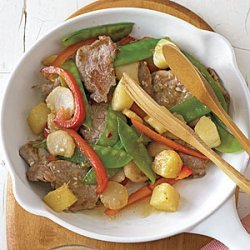 Sweet and Spicy Pork with Pineapple recipe