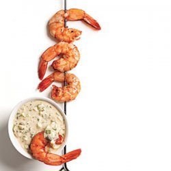 Cajun-Spiced Smoked Shrimp with Remoulade recipe