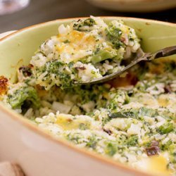 Broccoli, Cheese, and Rice Casserole recipe