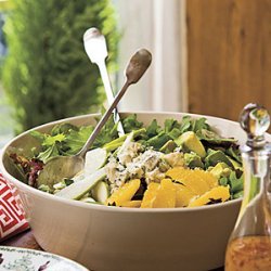 Basil-and-Blue Cheese Salad recipe