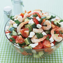 Greek Salad with Shrimp recipe