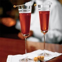 Pomegranate Champagne Cocktail recipe