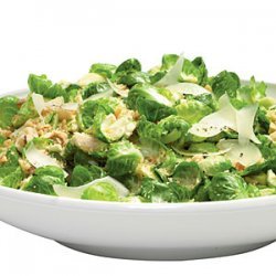 Nutty Warm Brussels Sprouts Salad recipe
