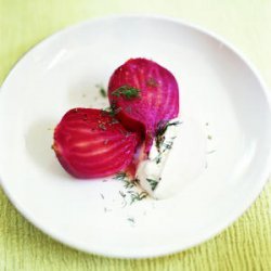 Chilled Beets with Sour Cream recipe