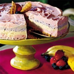 Strawberry Smoothie Ice-Cream Pie recipe
