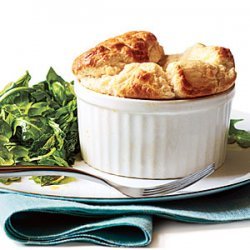 Cheese Souffles with Herb Salad recipe