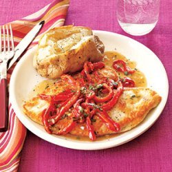 Chicken Breasts with Peppers recipe