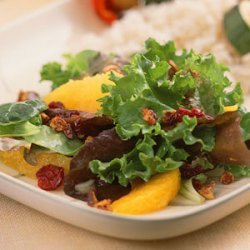 Field Salad with Citrus Vinaigrette and Sugared Pecans recipe