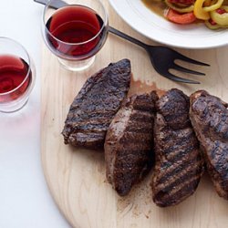 Lamb Steaks with Peppers and Cumin recipe
