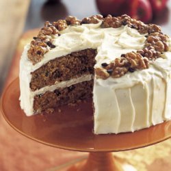 Apple Spice Cake with Walnuts and Currants recipe