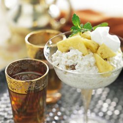 Pineapple and Banana Couscous Pudding recipe