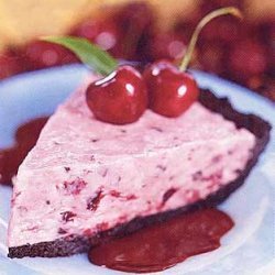 Chocolate-Cherry Ice Cream Pie with Hot Fudge Sauce recipe