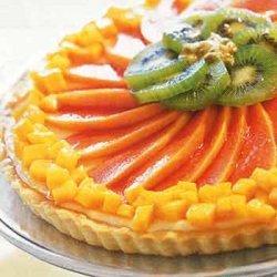 Cheesecake Tart with Tropical Fruits recipe