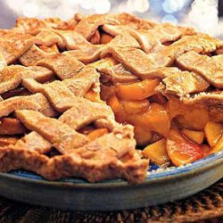 Spiced Peach Pie with Lattice Crust recipe