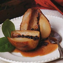 Baked Pears with Currants and Cinnamon recipe
