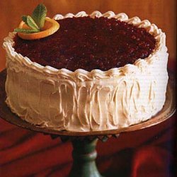 Cranberry-Glazed Orange Layer Cake recipe
