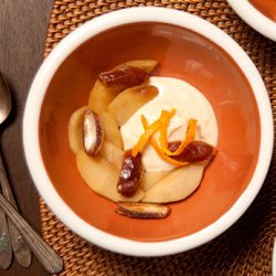 Apple-Date Compote with Apple-Cider Yogurt Cheese recipe
