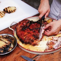 Agave-Glazed Pork Belly with Grilled Pineapple recipe