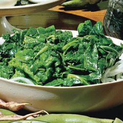 Turnip Greens Cooked in Rich Pork Stock recipe
